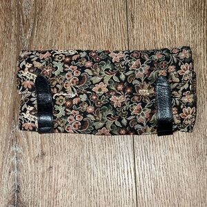 Vintage Bienen-Davis Tapestry Jewelry Travel Pouch